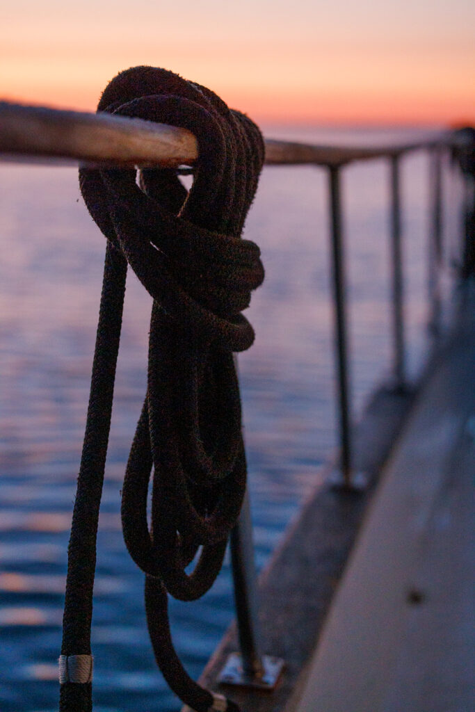 Lines are important when learning how to lock a boat