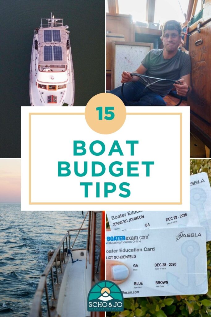 Tips for Boating on a Budget | How to Save Money When Living on a Boat | Boat life | Money Saving tips for living on a boat | Sailing in the US | How to save money boating | Can you live on a boat for cheap