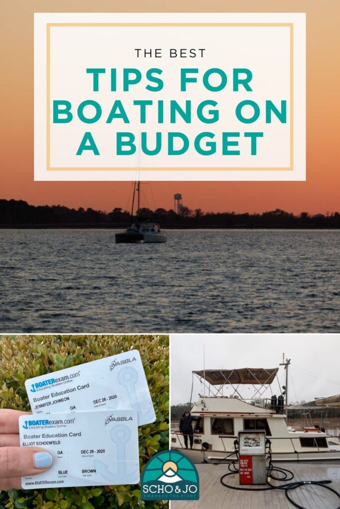Tips for Boating on a Budget | How to Save Money When Living on a Boat | Boat life | Money Saving tips for living on a boat | Sailing in the US | How to save money boating | Can you live on a boat for cheap