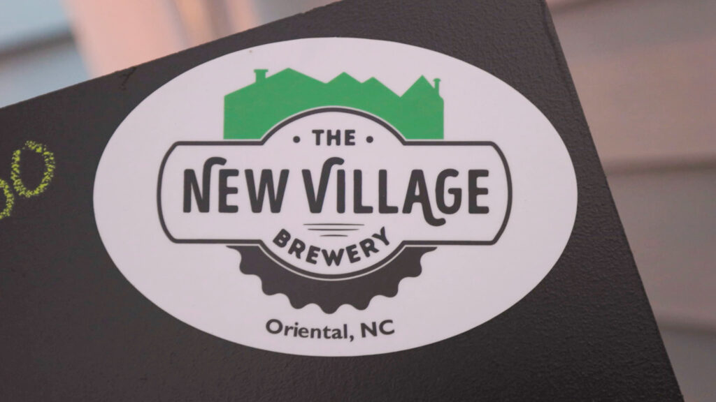new village brewery sign oriental nc