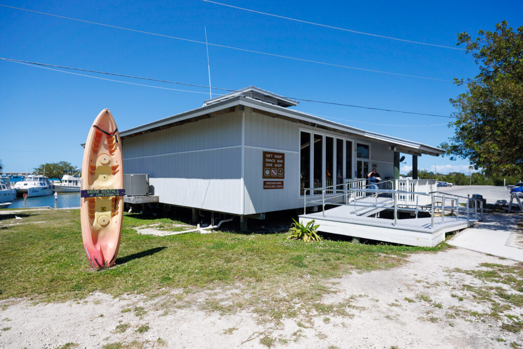 Kayak rentals are available at Bahia Honda Concessions; Florida Keys Kayaking
