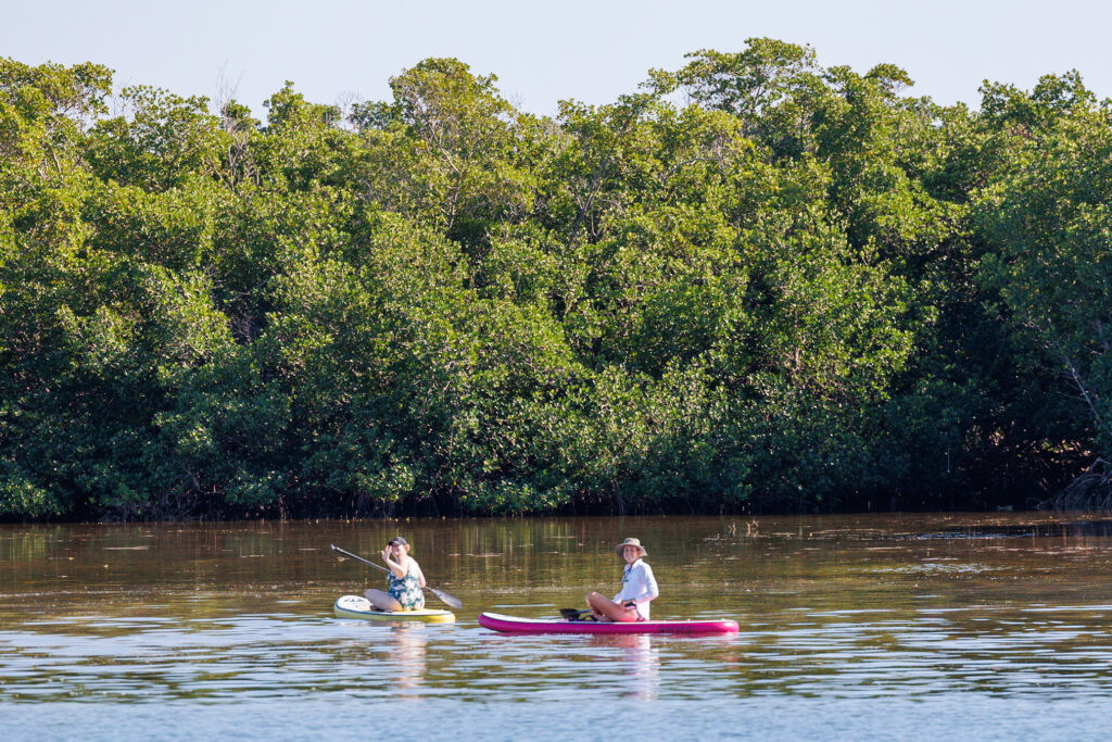 Jen and Molly explore Sisters Creek on Marathon; Florida Keys Kayaking