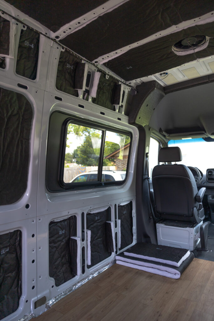 van insulation drivers side window