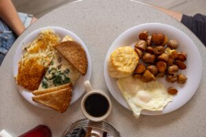 Classic Southern Breakfast at the Beachside Diner in St. Augustine Florida